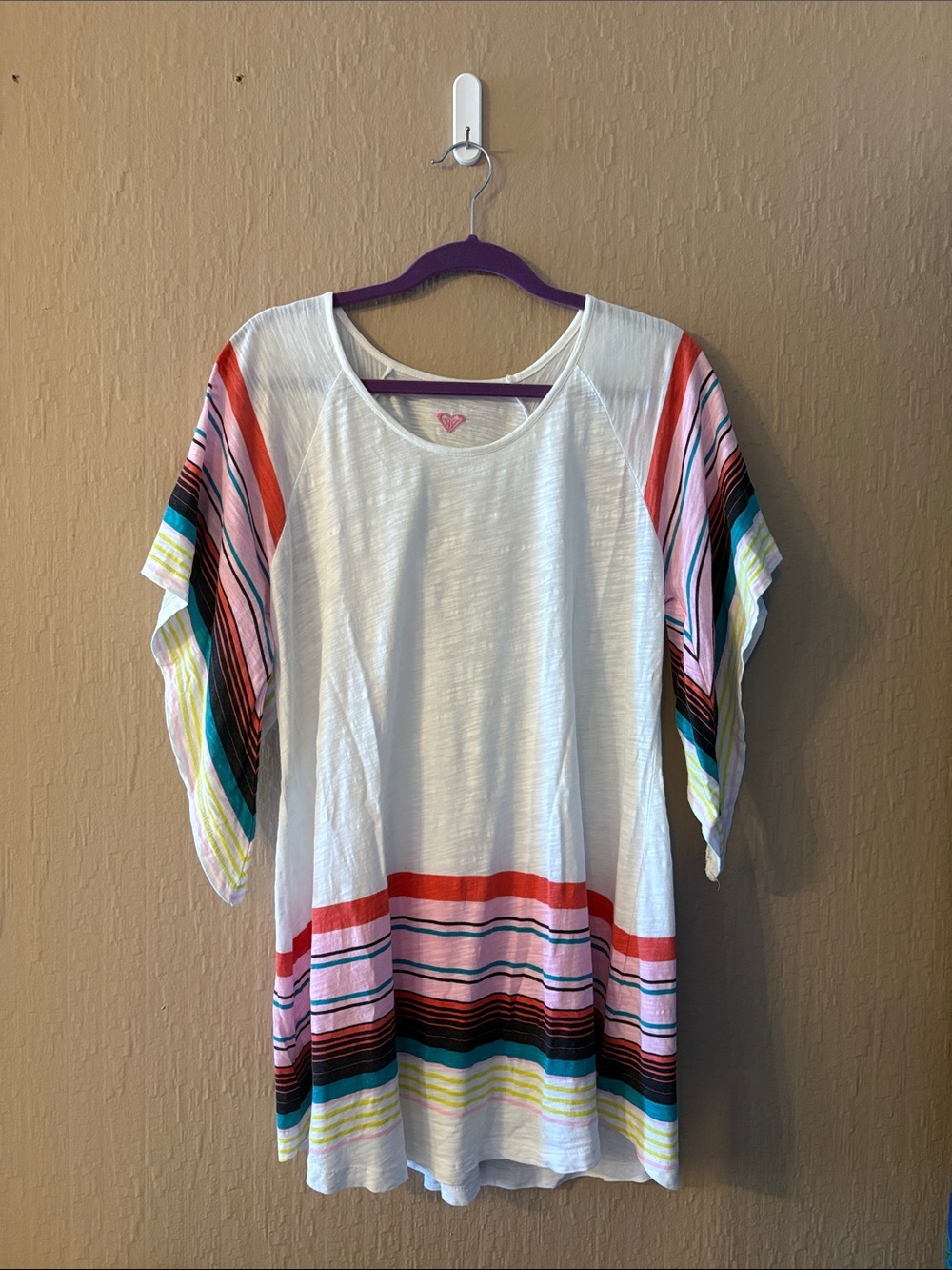 Roxy White Cover Up Dress S